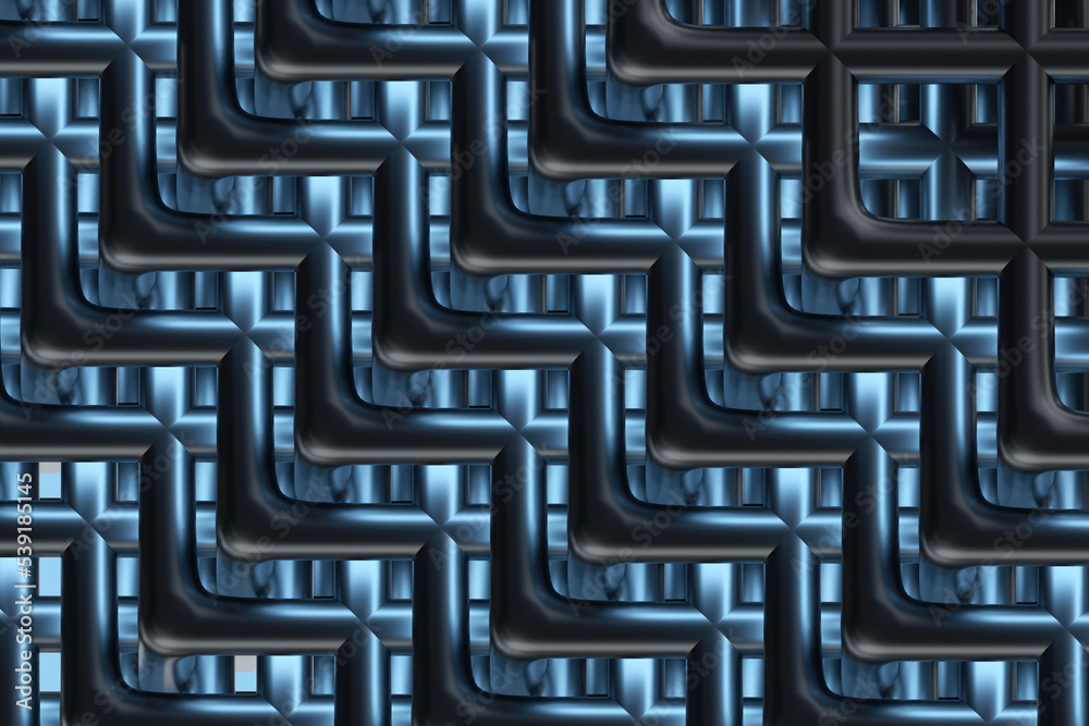 Poster texture of pipeline. pattern with lattice of pipes. texture for engineering communications advertisi