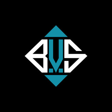 BVS letter logo creative design. BVS unique design.
