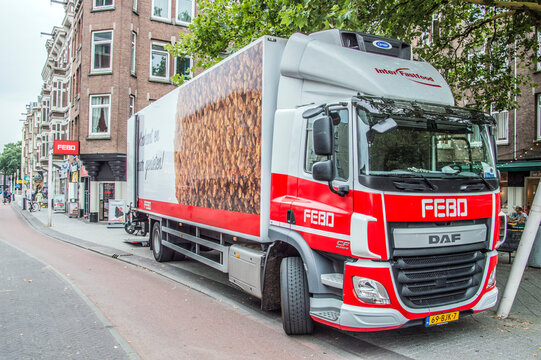 Febo Truck At Amsterdam The Netherlands 2018
