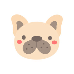 Different dog breeds faces that look cute.