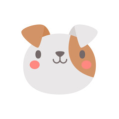 Different dog breeds faces that look cute.