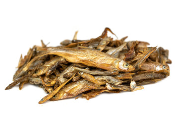 Dried smelt fish - European smelt (Osmerus eperlanus) - pet food