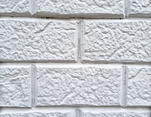 stone wall background, white brick.