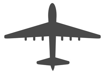 airplane icon isolated on white background