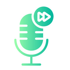 fast forward gradient icon