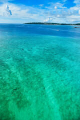 沖縄にある瀬底島の美しい風景