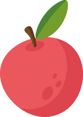 Hand drawn apple Food icon. Vector illustration