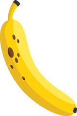 Hand drawn banana Food icon. Vector illustration
