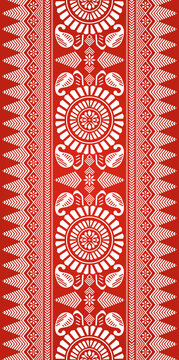 Bodo Aronai, Traditional Tribal Gamocha Pattern