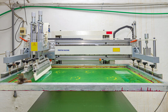 Automated Screen Silk Printing