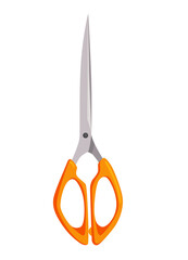 Scissor icon. Hand drawn professional sharp equipment for tailor. Cutting scissors for needlework. Craft and scissoring for creative work