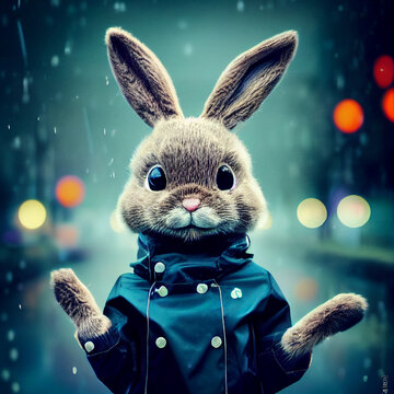 Rabbit In The Snow