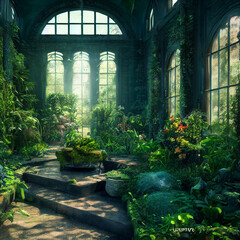 Naklejka premium garden