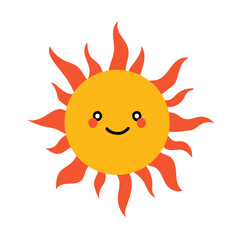  character summer sun doodle