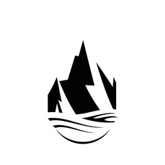 black mountain logo design