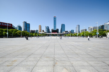 Beautiful urban landscape in Guangzhou, China