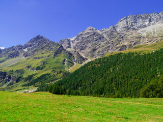 Fototapeta na wymiar Italian Alps, Aosta Valley