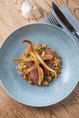 Venison and Crisp Sweet Potato