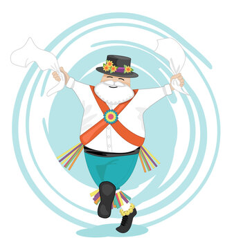 Illustration Of A Morris Dancer