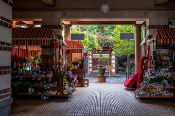 The beautiful Mercado de Lavradores in the center of Funchal, Madeira