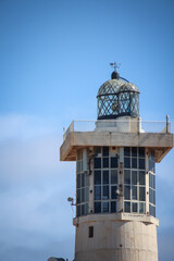 Die Kuppel eines Leuchtturm, Architektonisches besonderes Bauwerk.