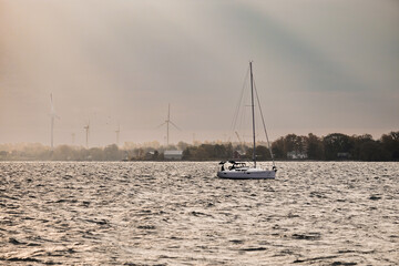 boats on the lake