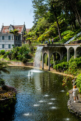 The lush gardens of Monte Palace in Funchal, Madeira