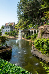 The lush gardens of Monte Palace in Funchal, Madeira