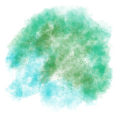 Smoke Splash Abstract Space Watercolor