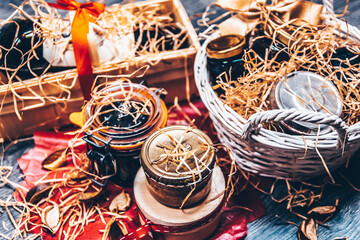 Cadeau de fêtes, corbeille dégustation