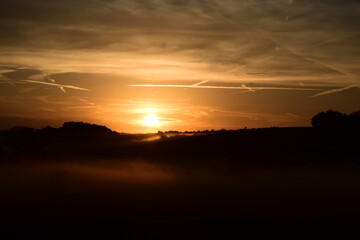 Morgnenebel in der Eifel
