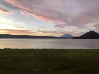 洞爺湖から見る景色