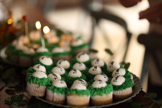 Golf Styled Cupcakes