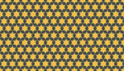 Geometric seamless textile pattern 3d illustrated 
