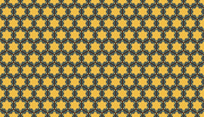 Geometric seamless textile pattern 3d illustrated 
