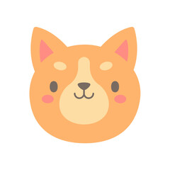 Different dog breeds faces that look cute.
