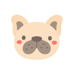 Different dog breeds faces that look cute.