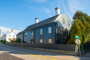 William Pepperrell House was built in 1683 with Colonial Style at 94 Pepperrell Road in historic...