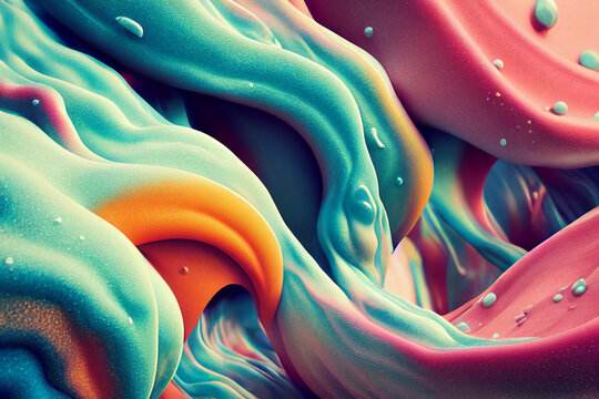 Super resolution texture colorful background. Paint rexin on multiple colors, Copy space banner