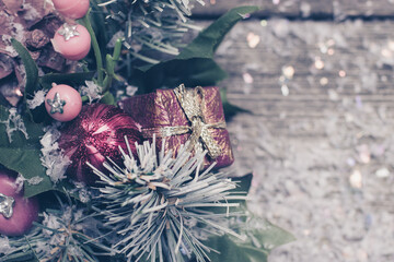 christmas background with copy space