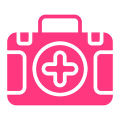 Obraz premium first aid kit gradient icon