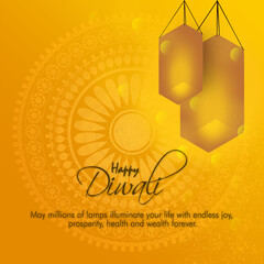 Celebrating Diwali with Lights, lamps, rangoli, colors, crackers,