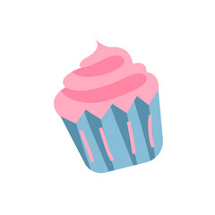 Cupcakes flat icons