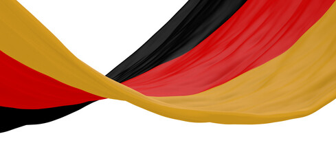 3D illustration of germany flag
