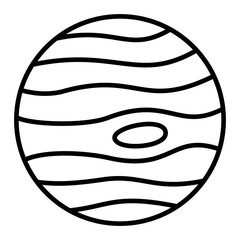 Jupiter Line Icon