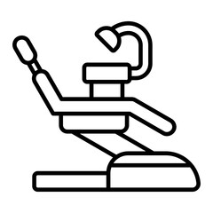 Dentist Chair Line Icon