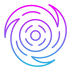 Galaxy Line Gradient Icon