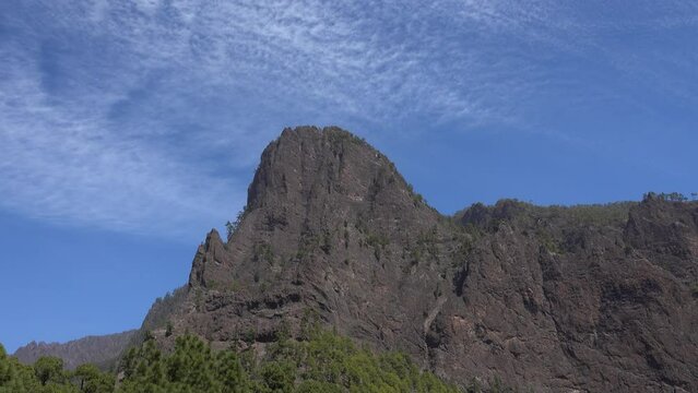 La Palma balearen Berg auf einer Insel Caldera de Taburiente