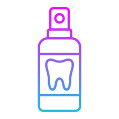 Freshener Line Gradient Icon