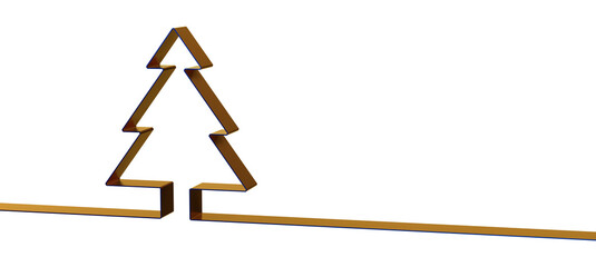 Christmas new year abstract 3d low poly tree card